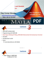 Made By: Eng. George Iskander: Introduction To Matlab and Simulink For Engineers
