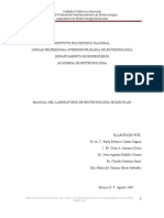 Manual Del Laboratorio de Biotecnologia Molecular