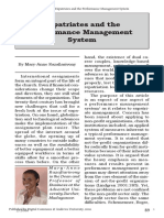 Expatriate Performance Management in Non-Profit Organizations