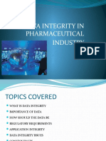 Data Integrity in Pharma Industry