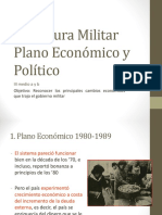 Plano Económico y Político Dictadura Militar Chile