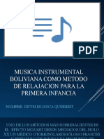 Musica Instrumental Boliviana Como Metodo de Relajacion para