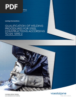 Qualification of Welding Procedures For Steel Constructions According TO EN 1090-2