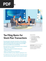 Tax Filing Basics For Stock Plan Transactions