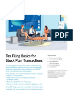 Tax Filing Basics For Stock Plan Transactions