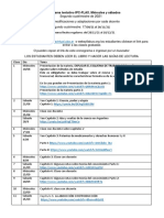 Cronograma IPC Segundo Cuatrimestre 2021 MiércolesySábados