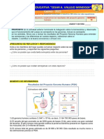 CT5°C Sem19 - Analizamos y Explicamos Los Resultados Del Proyecto Genoma Humano