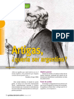 Quinto Premio Didáctica Artigas quería ser argentino