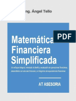 Flyer Matemática Financiera Simplificada - Angel Tello