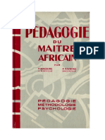 Macaire-Raymond Pédagogie Du Maitre Africain Presses Missionnaires 1956