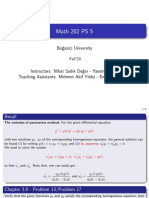 Math 202 PS 5 Solutions