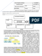 Plan Lector Historia de La Tecnología