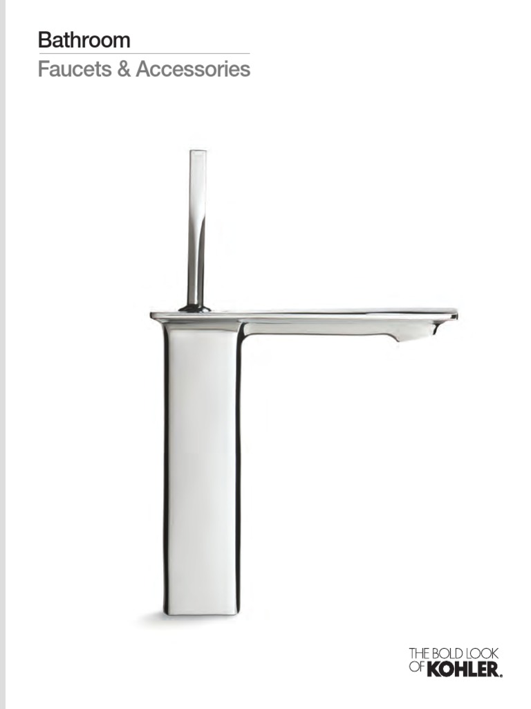 Kohler Faucets and Accessories Line Book PDF Tap (Valve) Shower