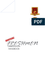 Sample Pamphlet - Freshman Orientation 2