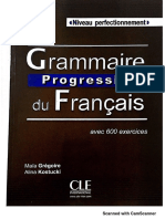 Grammaire Progressive Du Franc Ais PERFECIONNEMENT PDF