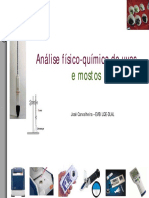 Análise físico-química de uvas e mostos