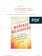 MAÑANA MILAGROSAS LIBRO