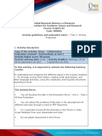 Writing Task Guide Rubric