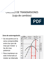 Calculo de Transmisiones Caja de Cambios