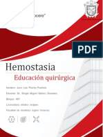 Hemostasia: El proceso de detención de la hemorragia