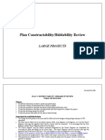 Plan Constructability Biddability Review Form - Major Projects