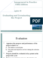 9. Evaluating and Terminating the Project
