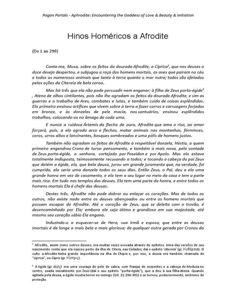 PT) Pagan Portals - Afrodite | PDF | Afrodite | Amor, image size:768x1024
