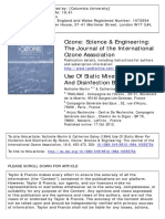 Vdocuments.mx Use of Static Mixer for Oxidation and Disinfection by Ozone