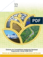 Sistema de Contabilidad Ambiental y Económico Del Ecuador