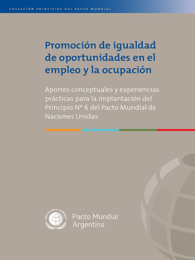 Igualdad de Oportunidades Laborales | PDF | Discriminación | Estudios ...