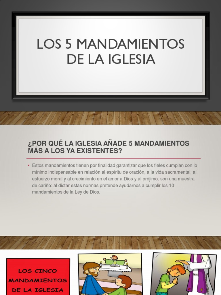 Los 5 Mandamientos de La Iglesia