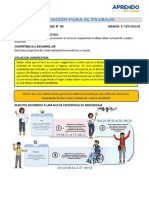 Educación para El Trabajo: Experiencia de Aprendizaje #05 Grado: 5° (Vii Ciclo)