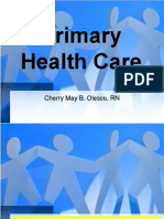 Primary Health Care: Cherry May B. Olesco, RN