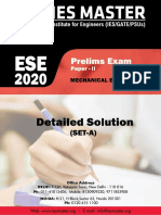 Mechanical Engineering Detailed Solution Set D