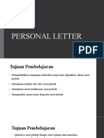 Personal Letter