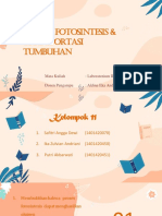 KEL 11 (Proses Fotosintesis Dan Transportasi Pada Tumbuhan)