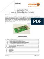 Application Note USB To Ballast Control Interface