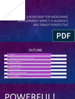 A Road Map For Measuring Development Impact