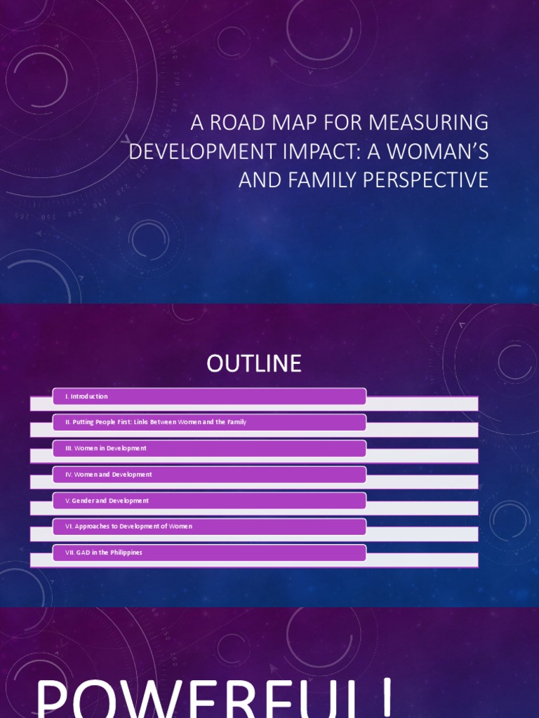 A Road Map For Measuring Development Impact | PDF | Gender | Gender Studies