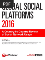 EMarketer Global Social Platforms 2016-A Country-By-Country Review of Social Network Usage