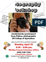 Photography Workshop April 2011