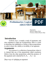 Preliminary 2-Arguments