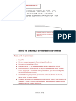 Modelo de Relatorio Tecnico-Cientifico