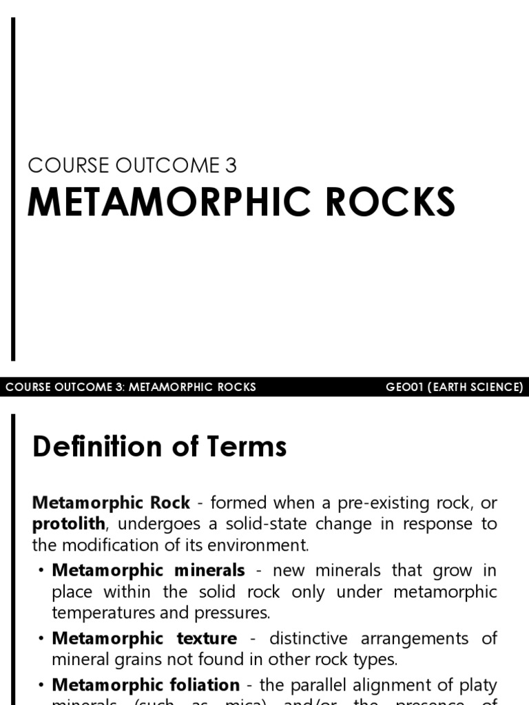 Understanding Metamorphic Rocks | PDF | Rock (Geology) | Geology
