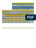 Horario Del 30 de Agosto Al 5 Deseptiembre de 2021