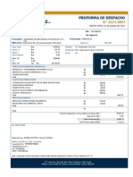 Proforma Tradecruz - Globalie SRL - Upcera - Guia 8450053813 HR 2021-0801