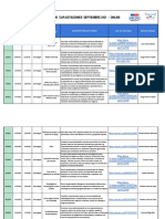 Agenda de Capacitaciones Septiembre Cnsa - 2021