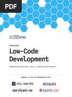 Low-Code Development: Empowering Business Users, Enabling Developers