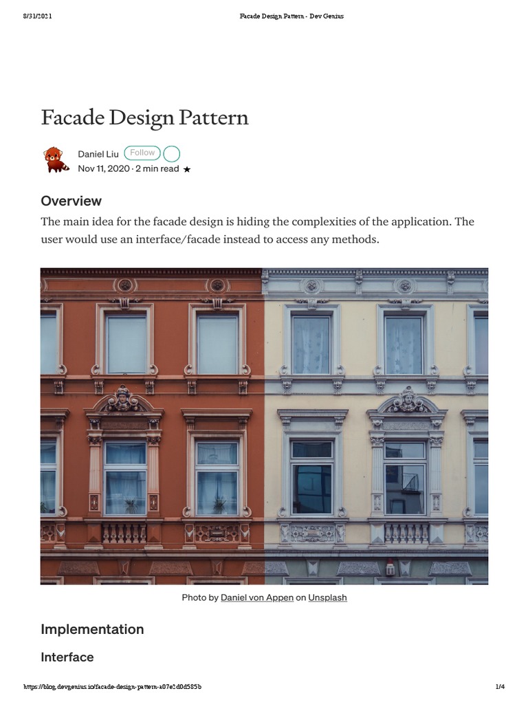 Facade Design Pattern - Dev Genius | PDF | Java (Programming Language ...