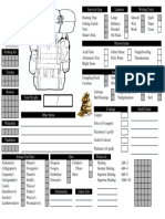 Character Sheet - Equipment